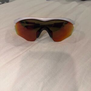 Costa Men's Sunglasses with Orange and White Frame